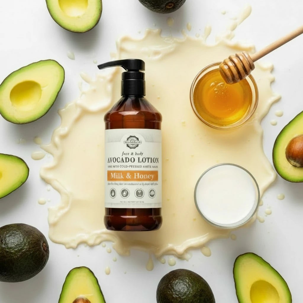 Avocado Lotion for Face & Body - Milk & Honey
